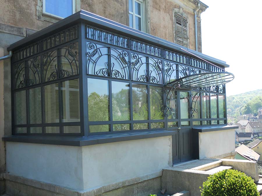 veranda en fer forge belgique