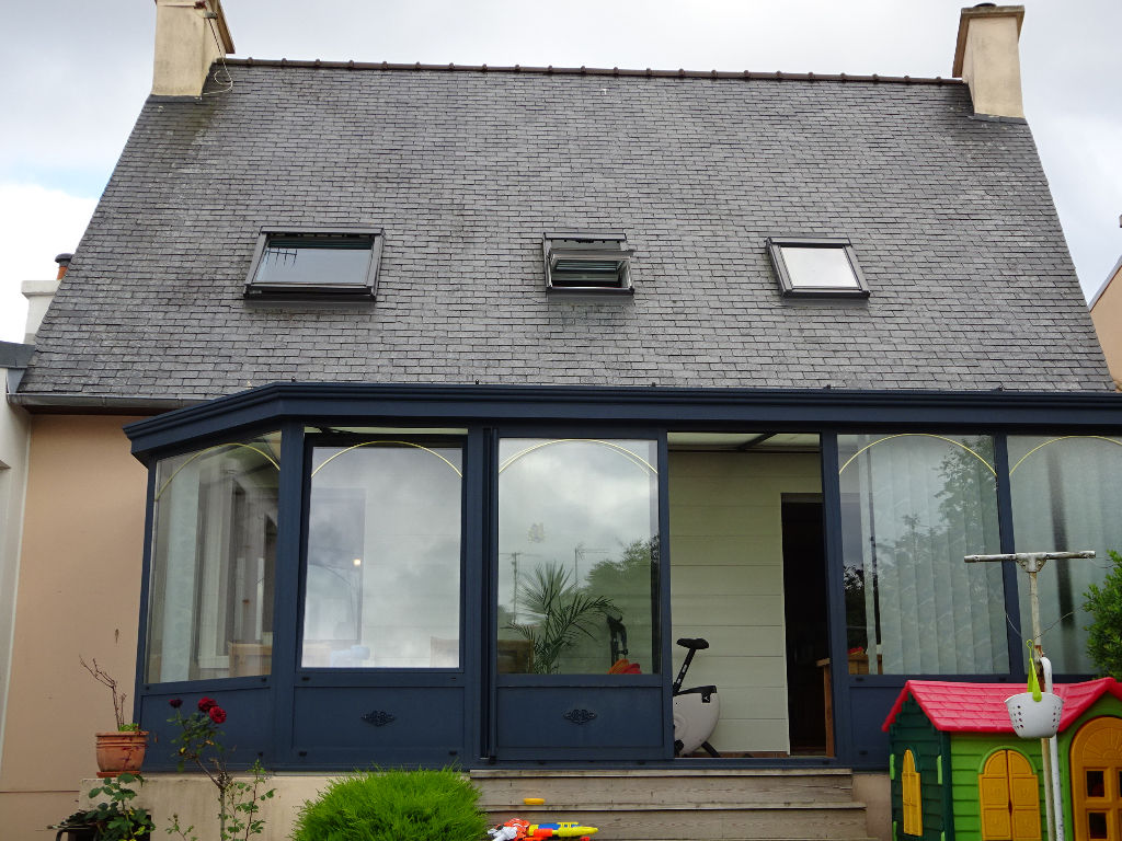veranda sur maison avec sous sol