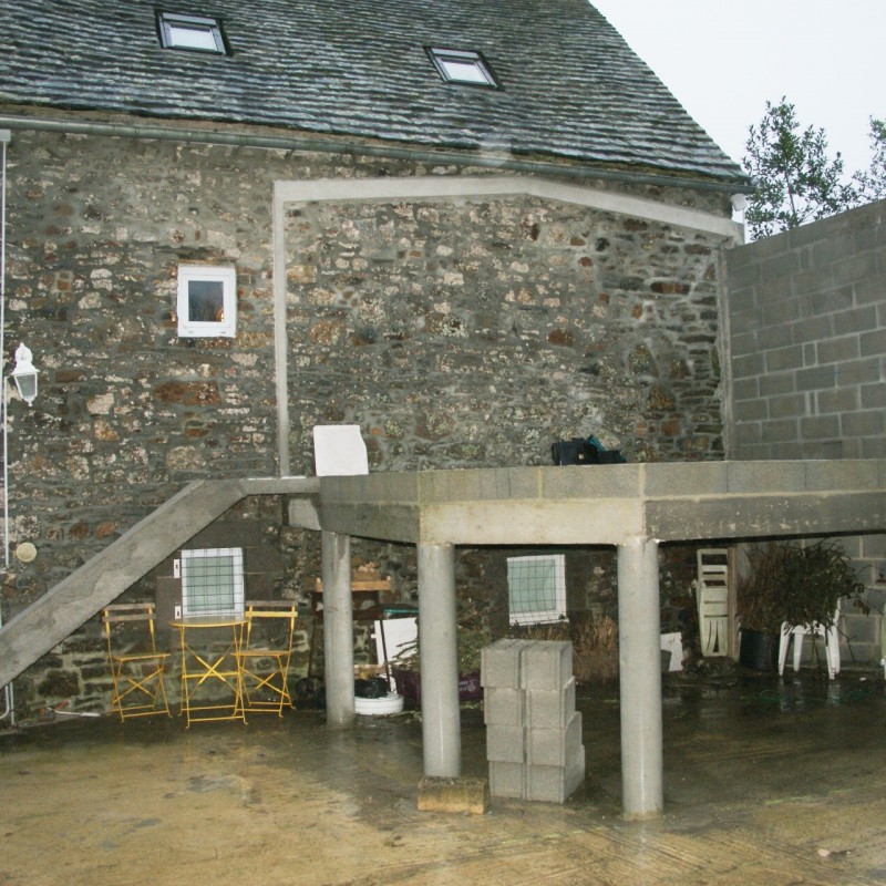 construire sa veranda en beton