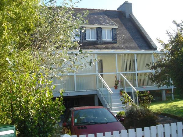 veranda sur maison avec sous sol