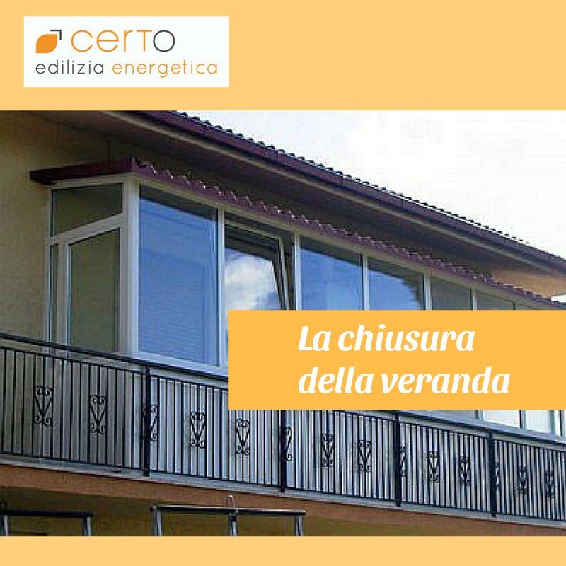 veranda balcone scorrevole