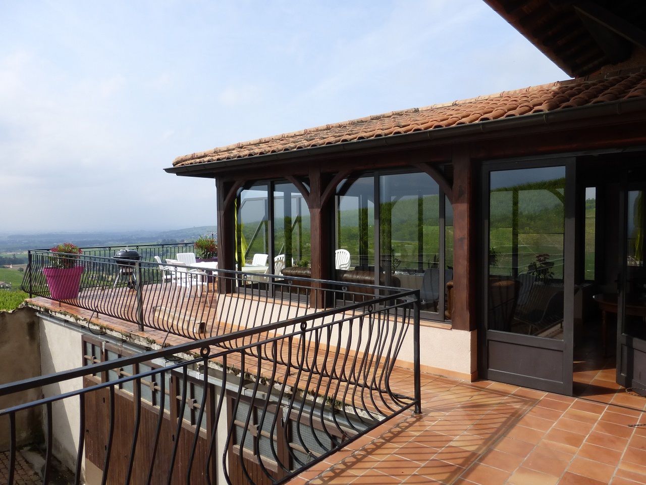 veranda fleurie