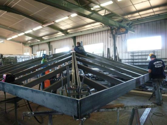 fabrication veranda acier