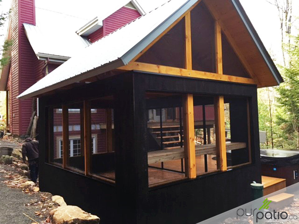 fournisseur de veranda en bois