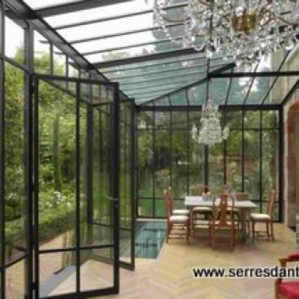 veranda ferronnerie d'antan