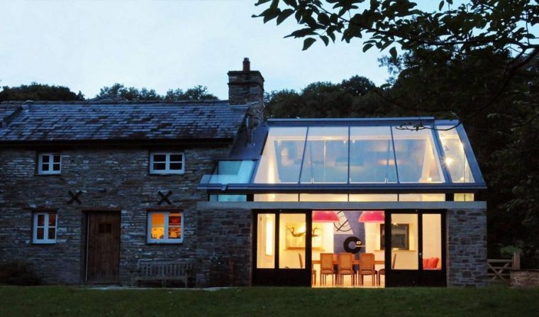 extension chalet veranda