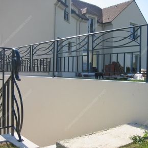 modele veranda fer forge