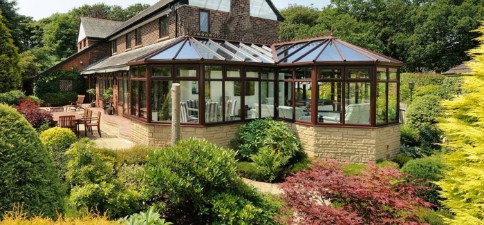 veranda bois rustique