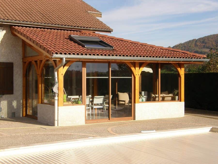 veranda metallique prix