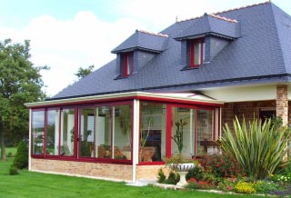 veranda bois couleur