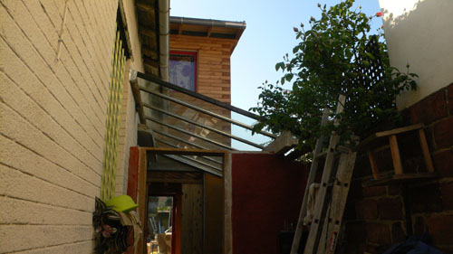 attenuer bruit pluie veranda