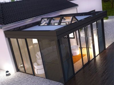 extension veranda rideau