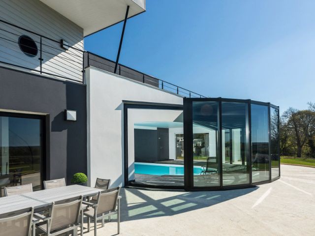 veranda quart de cercle
