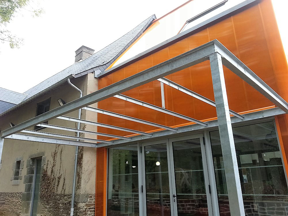 vÃ©randa structure mÃ©tallique