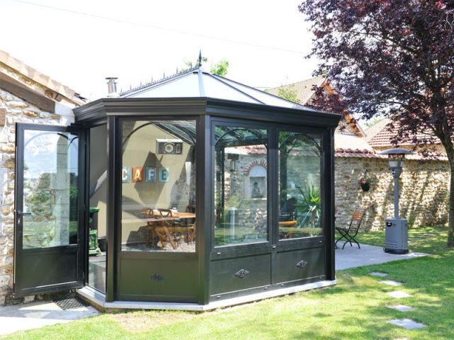 photo de veranda rustique