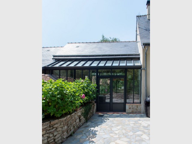 veranda entre deux maison