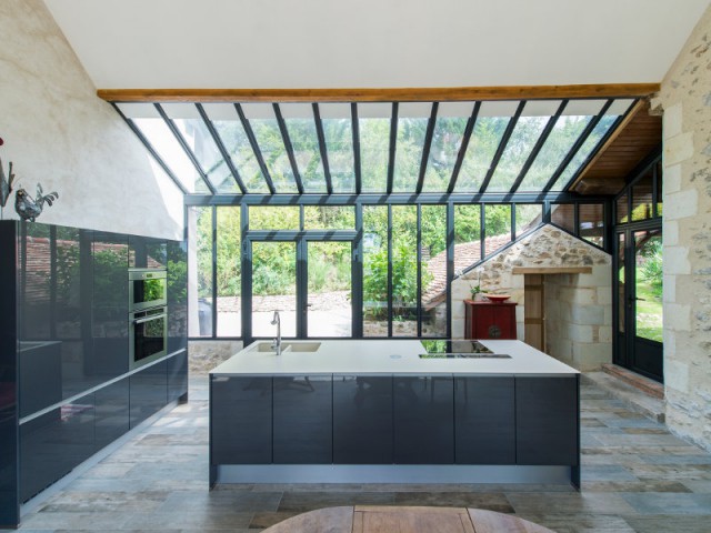 veranda entre deux maison