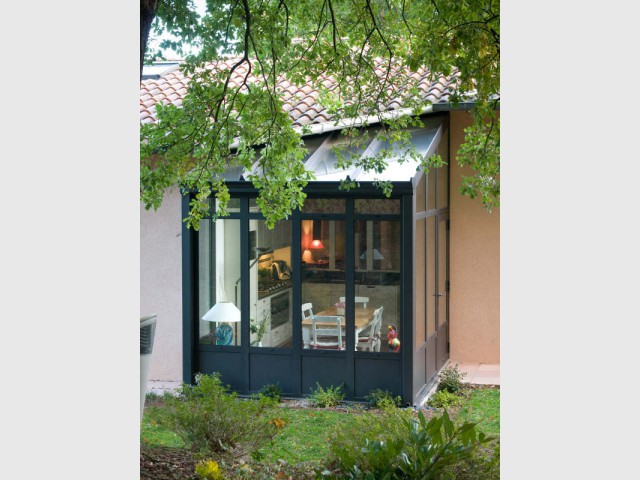 extension cuisine vÃ©randa bois