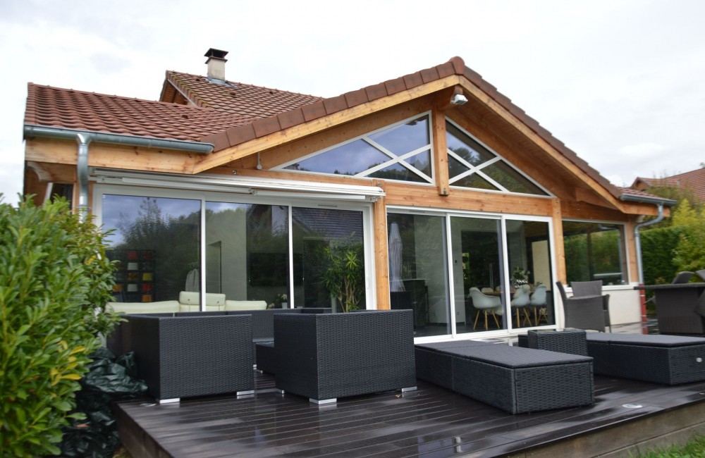 veranda bois annecy