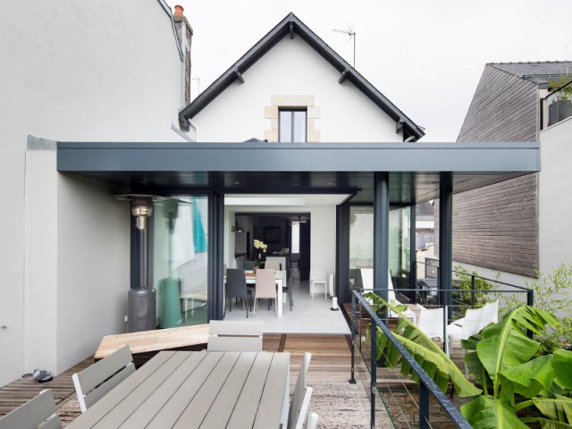 veranda maison mitoyenne