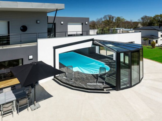 vÃ©randa piscine couverte