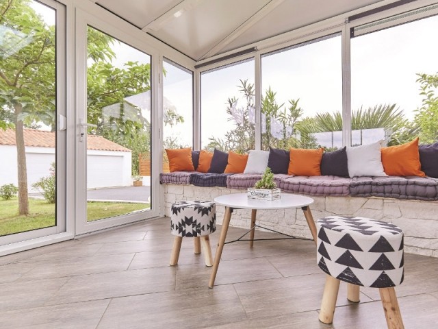 amenagement veranda contemporaine