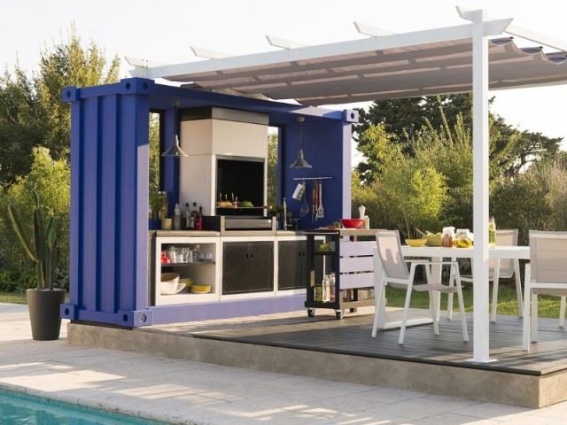 transformer un container en veranda