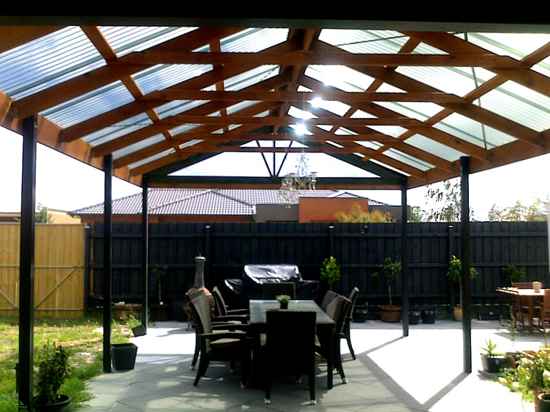 metal roof verandah