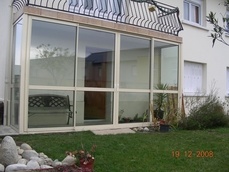 veranda alu sous balcon