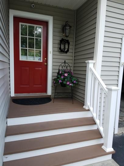 veranda white traditional stair kit