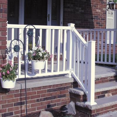 veranda white traditional stair kit