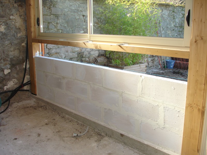 veranda beton cellulaire