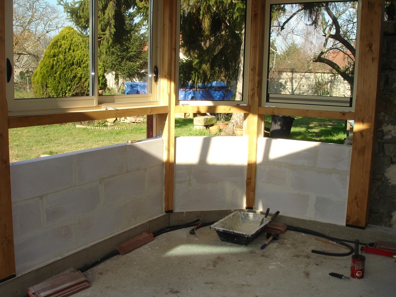veranda en beton cellulaire