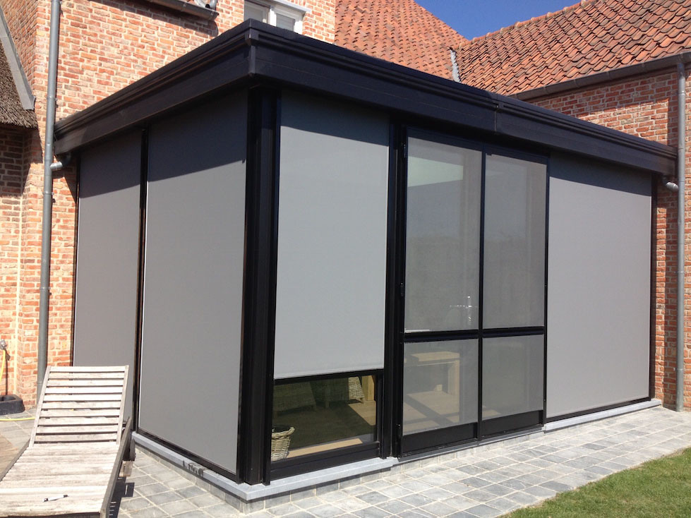 moderne veranda's hout