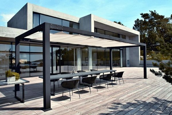 veranda aus metall