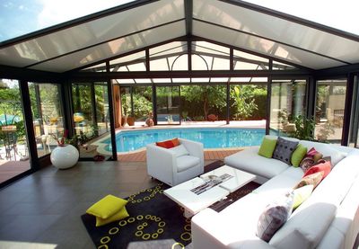veranda sur maison basse