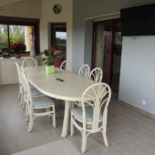 table et chaise pour veranda
