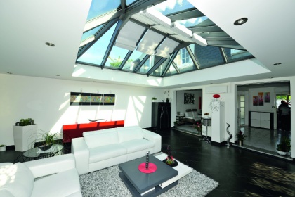 veranda avec store interieur