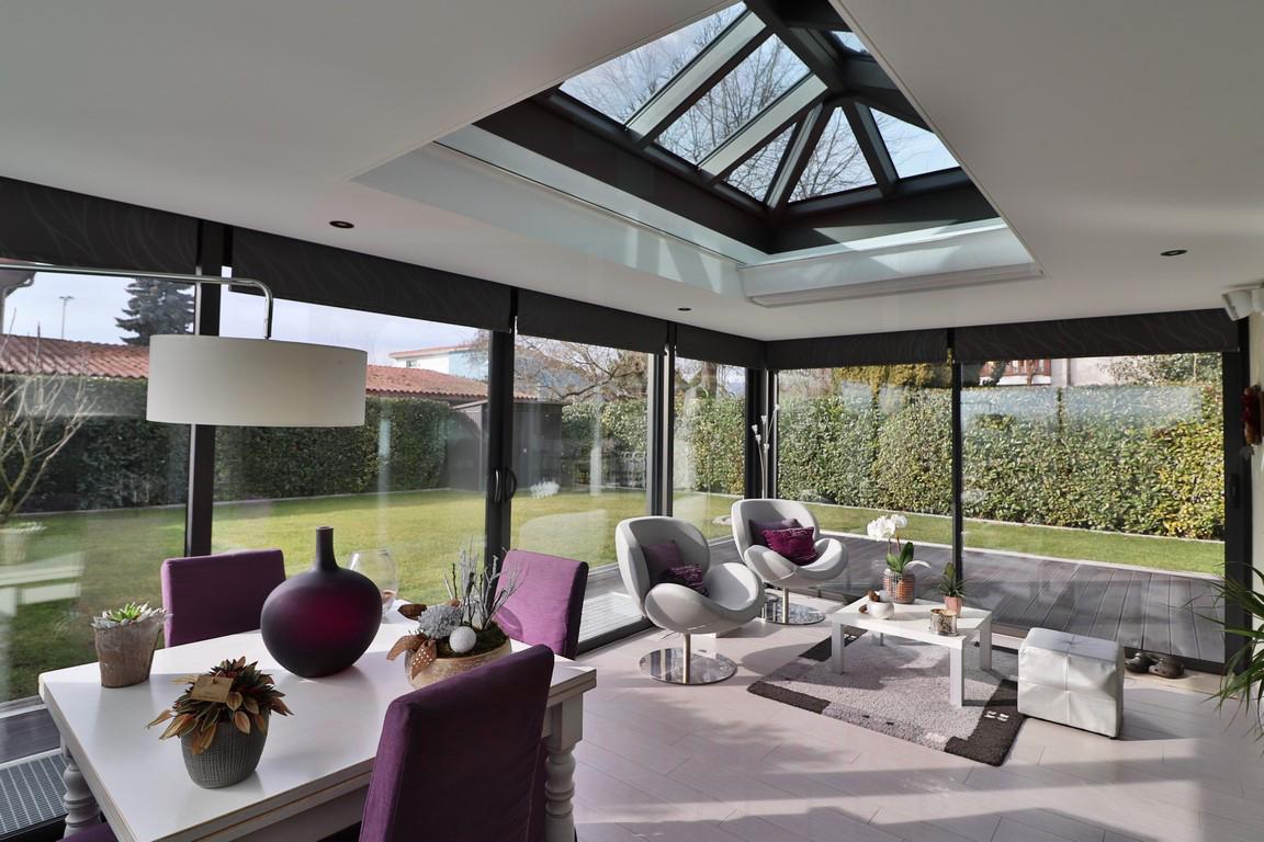 veranda en pignon de maison