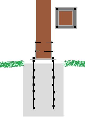 veranda palen beton