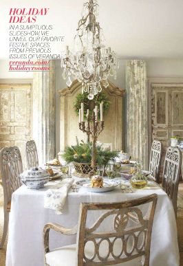 veranda magazine holiday decorating