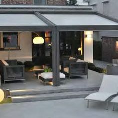 veranda aus metall