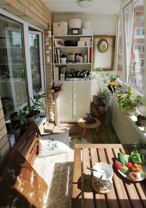 veranda sur petit balcon