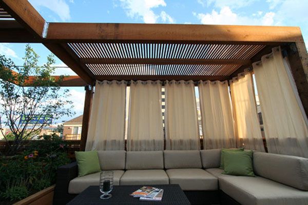 veranda retractable rideau