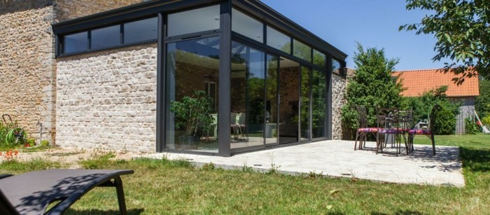 veranda luxe contemporain