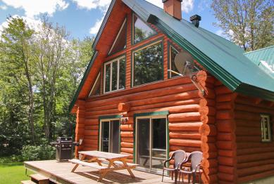veranda bois pour chalet