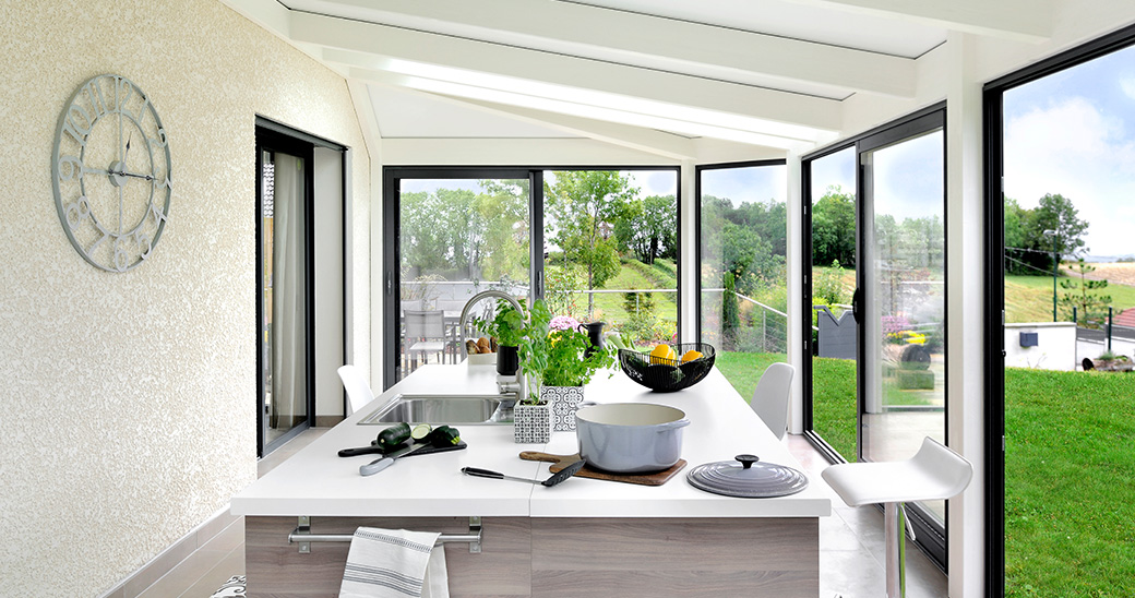 veranda cuisine salon