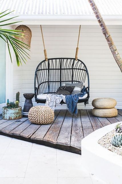 veranda dans le jardin