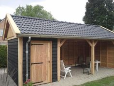 garage mit veranda