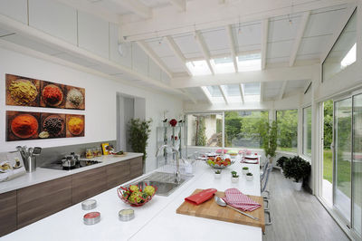 cuisine dans veranda 12m2